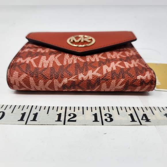 Michael Kors Signature Greenwich Envelope Trifold Wallet NWT - Picture 6 of 6